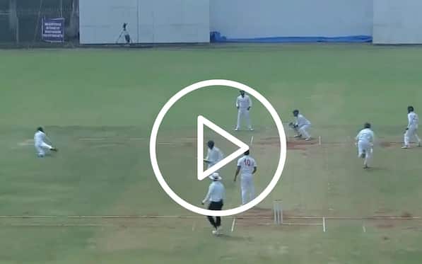 [Watch] Punjab Kings Star Atharva Taide's Bullet Arm To Run Out In Ranji Trophy 2024